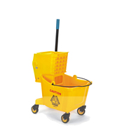 CHAOBAO B-040C 24L PP Mop Wringer Trolley Bucket avec Logo Personnalisé-Eco-Friendly Durable Design