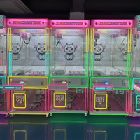 Meilleur prix Commercial Arcade Magic HUman Claw Crane Machine Prize Catcher Boutique Doll Coin Operated Vending Game Machine