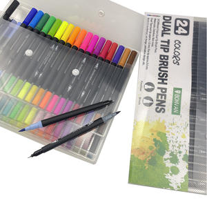 Marqueur pinceau aquarelle double pointe, stylo fineliner, 24, 36, 48, 60, 72, 100, 120 couleurs, marqueurs artistiques pour dessin et calligraphie - Product Image 6