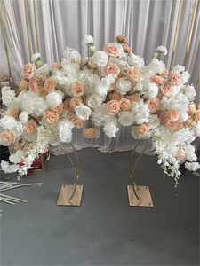 Hermosos Centros de Mesa de Flores Artificiales de Seda en Color Durazno para Decoraciones de Mesa de Boda, San Valentín y Acción de Gracias - Product Image 6