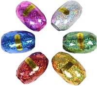 Ruban métallique brillant à rouler pour ballons, 50 mètres, emballage en chaîne, décoration artistique, pour mariage, fête d'anniversaire