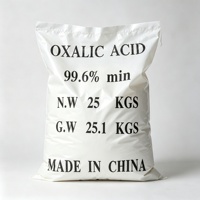 Acide oxalique en poudre de qualité industrielle, pureté élevée 99,6 % min, dihydraté, pour le décapage de la rouille des métaux, le nettoyage, l'impression et la teinture textile