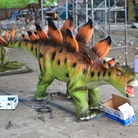 Grand dinosaure géant personnalisé grandeur nature nouvelle technologie animatronique de dinosaure en silicone pour parcs à thème