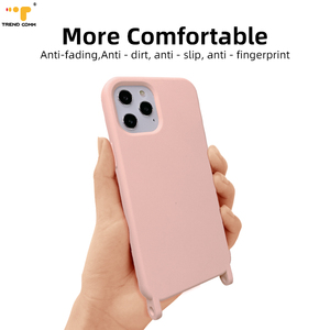 Nouvelle conception 2026 – Étui à <span class=keywords><strong>cordon</strong></span> en silicone rose pour <span class=keywords><strong>iPhone</strong></span> 16 <span class=keywords><strong>Pro</strong></span> <span class=keywords><strong>Max</strong></span> avec collier, <span class=keywords><strong>coque</strong></span> de téléphone portable détachable avec emballage - Product Image 3