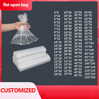Sacs plats multi-poches thermoscellables, résistants à l'humidité, antistatiques, résistants aux perforations, sacs plats en LDPE, sacs plats en PE imperméables