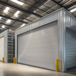 Venta al por mayor moderno automático motorizado puertas enrollables <span class=keywords><strong>de</strong></span> acero impermeable persiana <span class=keywords><strong>enrollable</strong></span> <span class=keywords><strong>de</strong></span> <span class=keywords><strong>madera</strong></span> <span class=keywords><strong>puerta</strong></span> <span class=keywords><strong>de</strong></span> garaje para uso interior - Product Image 1