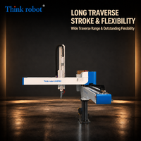 Robot manipulateur de sortie haute vitesse à 3 axes pour machine de moulage par injection plastique avec bras robotisé à servomoteur AC