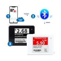 Беспроводная система Bluetooth-шлюзов Eink ESP32 с E-Ink дисплеем 1,54 дюйма, цифровые ценники для полок, NFC, API, BLE 2.4ГГц, EPD ESL