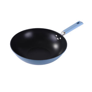 Nouvelle Poêle Wok Antiadhésive en Fer, Marmite pour Aliments Bébé, Cuisson à Fumée Légère, Compatible <span class=keywords><strong>Induction</strong></span>, Couvercle en Verre, Pot Cadeau - Product Image 5
