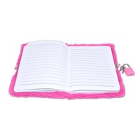Journal secret en peluche pour filles avec serrure et clé Journal pour filles doux Fournitures scolaires sans danger pour les enfants