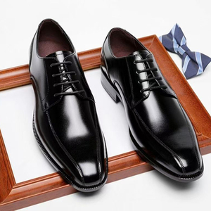 รองเท้าหนังผู้ชายแบบคลาสสิก Goodyear Welted ทำมือ ขายส่ง - Product Image 4