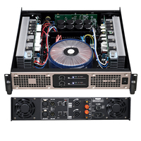 Amplificateur de puissance professionnel GL-600 2U 2 canaux 2x600W-1300W à montage en rack classe D pour système de sonorisation de scène, DJ, KTV