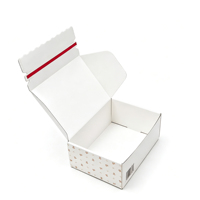 Boîte d'expédition en carton ondulé détachable à fermeture magnétique personnalisée, réutilisable, écologique et déchirable pour les commerçants électroniques