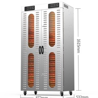 Commerciële 80-bakken grote industriële elektrische voedsel-, fruit- en groentedroger, fruitdroger