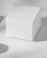 Boîtes en papier personnalisées blanches avec logo en relief, impression personnalisée, estampage à chaud pour emballages cadeaux cosmétiques et parfums, modèle 002, fabriqué en Chine