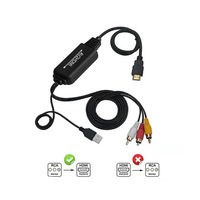 Ugreen — câble RCA vers HDMI, avec câble de chargement USB, Mini AV 3RCA, CVBS Composite, adaptateur convertisseur 1080P