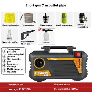 220V <span class=keywords><strong>Ultra</strong></span>-haute tension automatique lave-auto haute puissance électrique ménage Machine de nettoyage pratique <span class=keywords><strong>pistolet</strong></span> à <span class=keywords><strong>eau</strong></span> artefact - Product Image 6