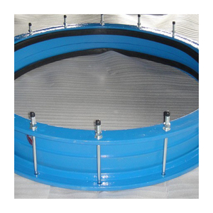Accouplements flexibles en fonte ductile avec <span class=keywords><strong>raccord</strong></span> à bride pour tuyaux en fonte, <span class=keywords><strong>PVC</strong></span>, HDPE, acier (DN50-DN2000mm) - Garantie de 3 ans - Product Image 1