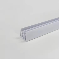 Profilé en plastique en forme de H pour plafond tendu en PVC anti-UV résistant à la chaleur, extrusion, cadre de fenêtre, matériau de construction, écologique, durable