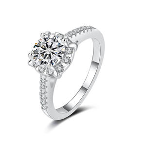 工場卸売 1カラット カラーモアサナイト 高級リング VVS GRA鑑定書付き 925スターリングシルバー プロミスジュエリー 12/15 - Product Image 2