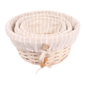 Pane di salice naturale fatto a mano e vassoio di frutta leggero uso quotidiano multiuso cesto di <span class=keywords><strong>legno</strong></span> confezionato in cartoni - Product Image 2