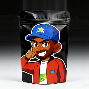 ถุงฟิล์มโพลีเอสเตอร์เกรดอาหารขนาด 3.5 กรัม พิมพ์ลายตามสั่ง ป้องกันกลิ่น ซีลความร้อน สำหรับบรรจุอาหารเด็ก พร้อมซิปล็อคพลาสติก - Product Image 4