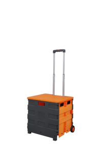 Carrito <span class=keywords><strong>de</strong></span> Compras Plegable <span class=keywords><strong>de</strong></span> Plástico Resistente para Supermercado, 2 Ruedas, Personalizable, OEM, Contenedor con Ruedas, Capacidad <span class=keywords><strong>de</strong></span> 100 kg, Carrito Plegable Telescópico - Product Image 5