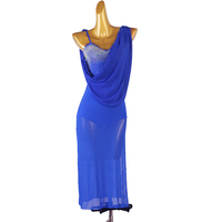 Nouvelle robe de danse latine élégante robe de performance de compétition professionnelle robe de danse rumba simulant de diamant autrichien