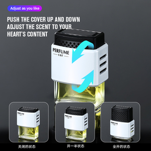 Clip de ventilación ambientador de coche colgante <span class=keywords><strong>perfume</strong></span> de coche productos de tendencia 2024 recién llegados difusores de aire acondicionado - Product Image 6
