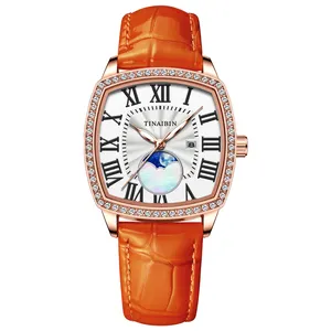 Полностью алмазные светящиеся водонепроницаемые Роскошные Кварцевые наручные часы для женщин Relogio Feminino 6002