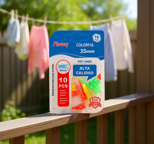 Pioney Mollette per bucato colorate da 35 mm, 10 pezzi, per lavanderia - Product Image 2