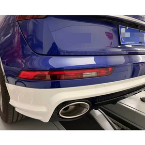 Accessori auto kit carrozzeria posteriore paraurti con passaruota diffusore per 2019 2021 stile normale Q5 SQ5 aggiornamento a RSQ5 - Product Image 5