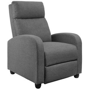 Modern European Design Synthetic <b>Leather</b> <b>Recliner</b> <b>Chair</b> with Wood Frame Push-Back Feature Extendable & Foldable Home Furniture - Product Image 2