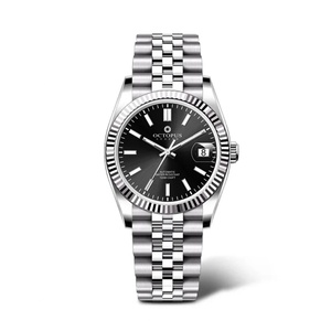 Montre mécanique pour homme Octopus 36 mm en acier inoxydable PT5000/SW200, mouvement automatique, étanche 100 m, montre-bracelet de luxe tendance - Product Image 1