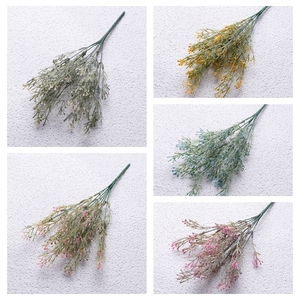 Mw73774 nhân tạo <span class=keywords><strong>Raspberry</strong></span> hương thảo đậu sprigs nhựa hoa nhà máy nhà bếp văn phòng bảng centerpieces - Product Image 4