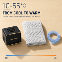 Surmatelas chauffant et rafraîchissant à double zone avec contrôle indépendant, séparation eau-élastique, pour lit, OEM