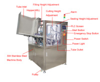 Machine de scellage à ultrasons, tube rvb automatique, plastique