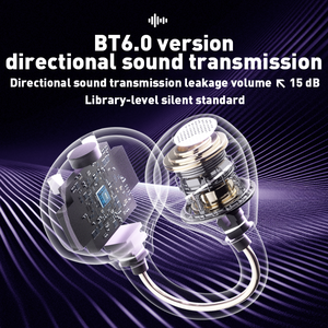 Écouteurs sans fil sportifs STARSKY YU7, nouvelle version BT6.0, réduction de bruit ENC, casque musical étanche, écouteurs OWS à clip d'oreille, écouteurs TWS - Product Image 5