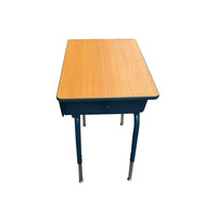 Meubles d'école primaire, bureau et chaise d'élève, bureau d'école en métal pour salle de classe