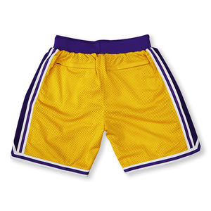 Shorts de basket-ball imprimés surdimensionnés respirants de style streetwear, taille plus, poche zippée de haute qualité personnalisée - Product Image 2