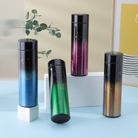 Termo de Acero Inoxidable de Alta Calidad con Pantalla LED de Temperatura y Color Degradado, Aislado al Vacío, para Actividades al Aire Libre