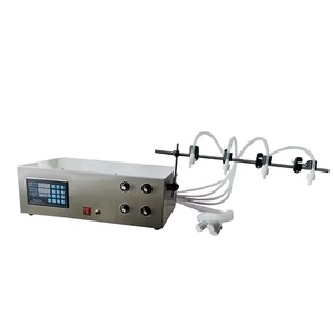 High Quality 4 Head Diaphragm <b>Pump</b> Milk Water Chemical Liquid Mini Bottle Essential Oil Filling Machine - Product Image 6