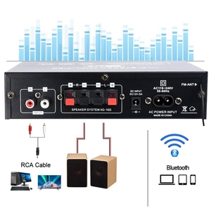 Amplificateur numérique Woopker AK35/AK45/AK45 Pro/AK55, amplificateur audio BT, 2 canaux, <span class=keywords><strong>Hifi</strong></span>, FM, USB - Product Image 4