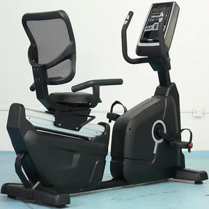 Bicicleta estática reclinada magnética para entrenamiento, modelo 2026, con sensor de pulso y base amortiguadora, para uso doméstico y comercial en gimnasios. - Product Image 5