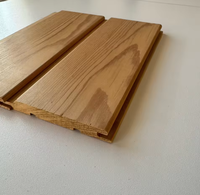 Plancher en thermolimber de pin massif, moderne, durable, pour extérieur, profondément carbonisé, haute résistance à la corrosion, fonction vapeur sèche