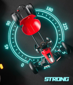 Kart Elettrico Personalizzabile a Quattro Ruote <span class=keywords><strong>per</strong></span> <span class=keywords><strong>Bambini</strong></span> 2-14 Anni, Auto Giocattolo Cavalcabile con Telecomando, Luci e Musica, Realizzato in Plastica - Product Image 6