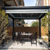 Pavillon en aluminium pour l'ombrage, la protection contre la poussière, la durabilité, vente directe d'usine