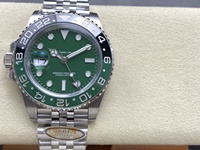 Montre pour homme de luxe ARF factory GMT DD3285 40 mm, mouvement mécanique haut de gamme, acier inoxydable, cristal noir vert, 12,5 mm