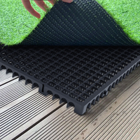 Mejor precio tablas de drenaje de plástico techo de garaje impermeabilización Campo de Golf celda de drenaje para césped artificial