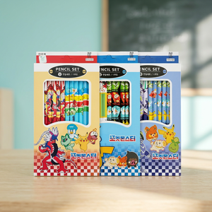 Juego de Lápices Elite Pokemoned, 12 Unidades x 12 Docenas/Caja, Lápices de Grafito para Niños, Anime, Dibujos Animados, Grafito Negro, Hecho en Corea - Product Image 3